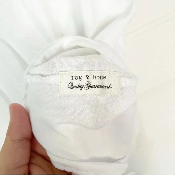 Rag&Bone Good Things Are Coming White Short Sleeve Crewneck Tee Size XS - Picture 8 of 9